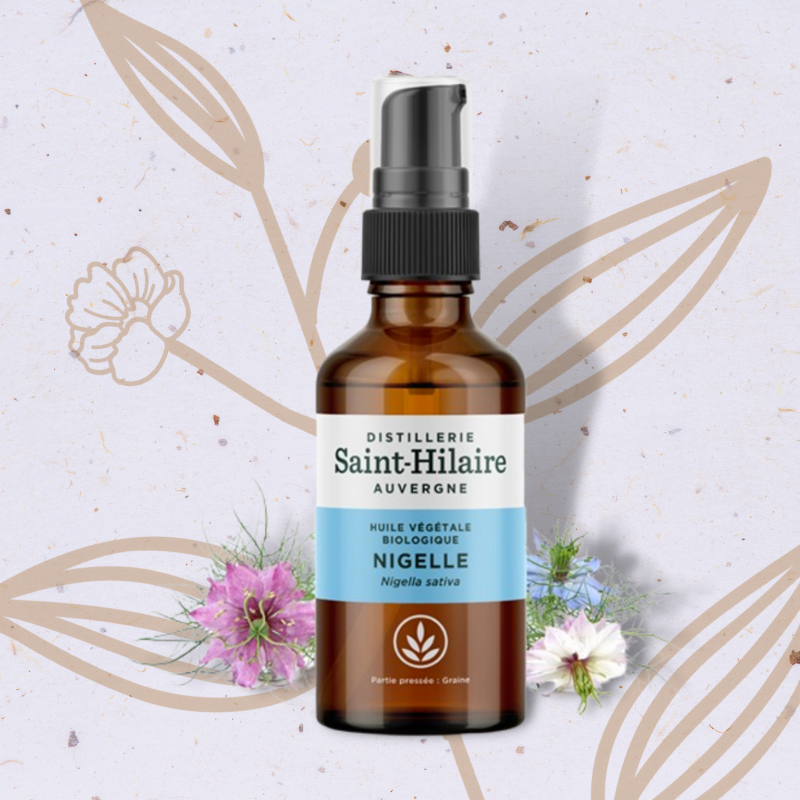 Nigelle en huile cosmétique