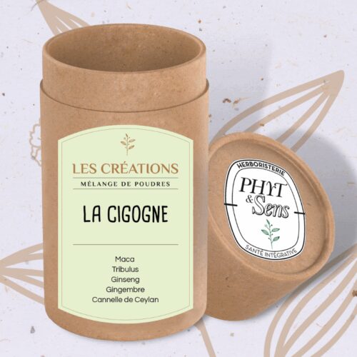 la cigogne en poudre par Caroline Gayet