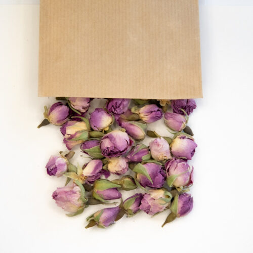 Rose de Damas en Bouton séché bio