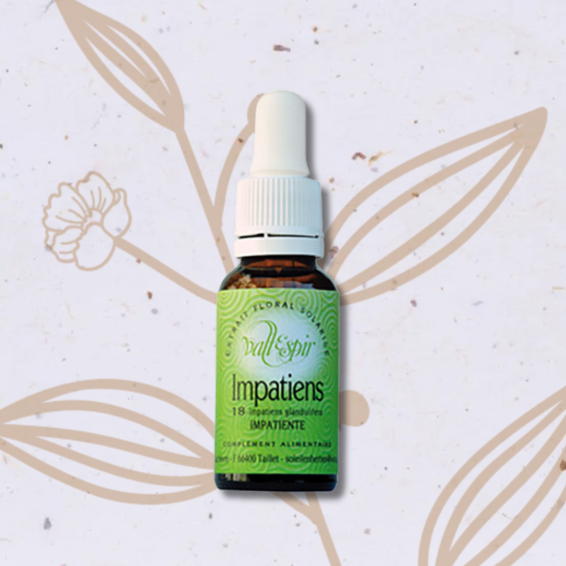 Impatience n°22 - Impatiens Fleur de Bach n°18