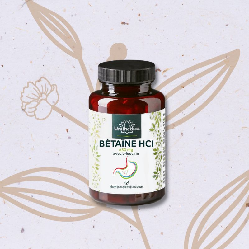 Bétaïne HCl en gélule