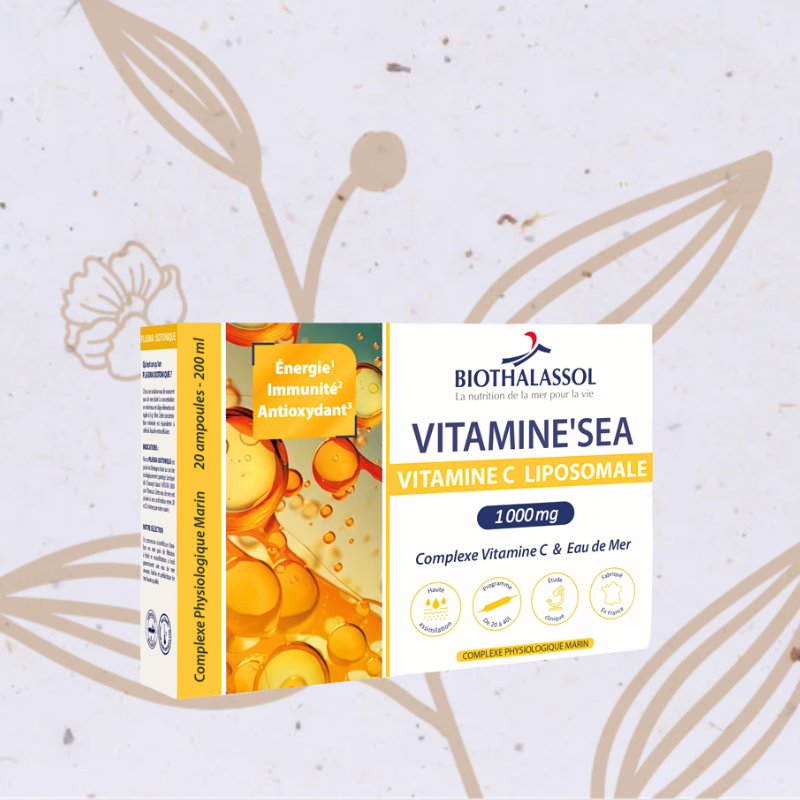 Vitamine'Sea liposomale 1000 mg en ampoules (Biothalassol)
